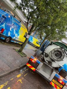 London Drainage Facilities Provide Tanker and Wet Vac Services to Combat Flash Flooding at Newham General Hospital